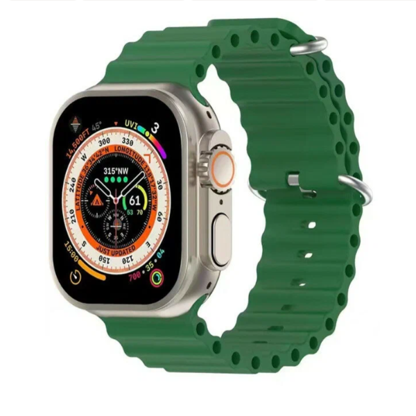 Ремешок волнистый для Apple watch 38/40/41 mm зеленый 