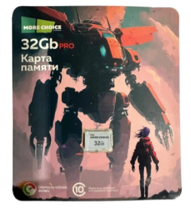 32Gb Micro SD More choice class 10 V30 MC32-V30 (черно-белый)