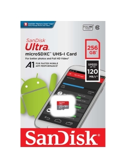 Карта памяти SanDisk MicroSD Ultra 256Gb UHS-I