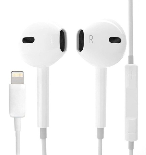 Гарнитура Apple EarPods с разъёмом Lightning оригинал