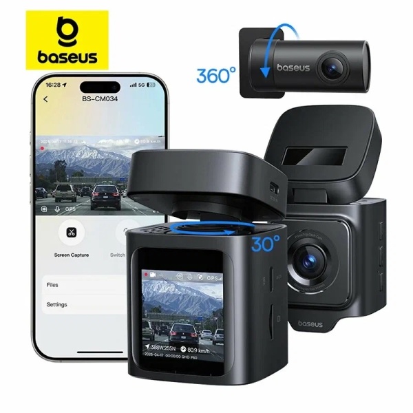 Видеорегистратор Baseus PrimeTrip VD1 3K
