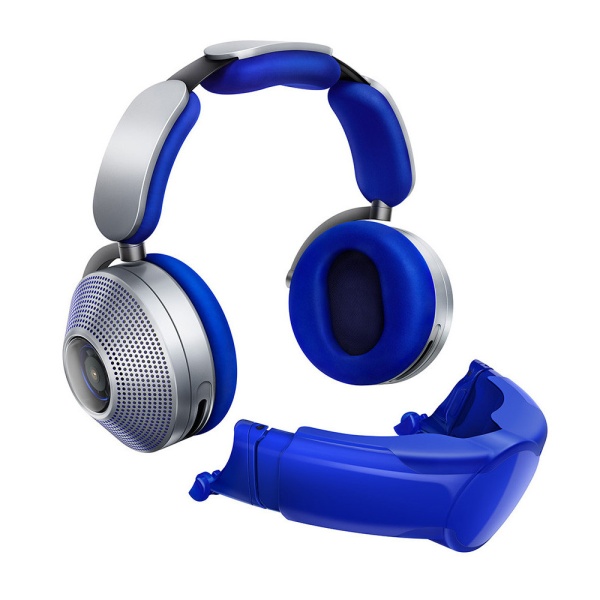 Беспроводные наушники Dyson Zone с очистителем воздуха, серебристые