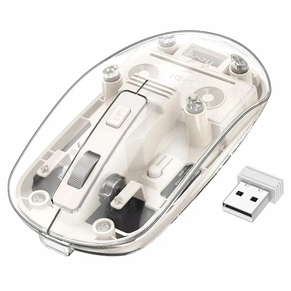 Беспроводная мышь Hoco GM29 G2.4 (Space White)