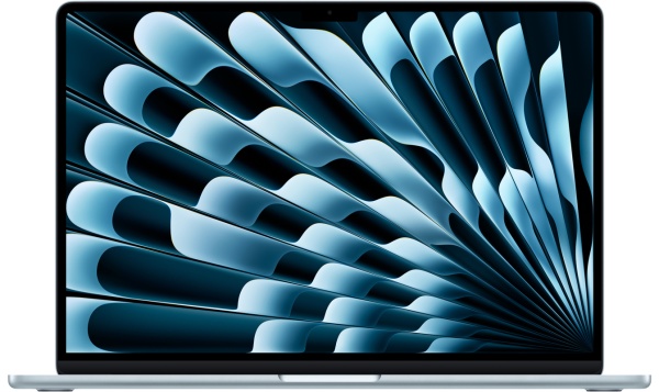 Ноутбук Apple Macbook Air 15" (M4, 10C CPU/10C GPU, 2025), 16 ГБ, 256 ГБ SSD, MC7A4, голубое небо