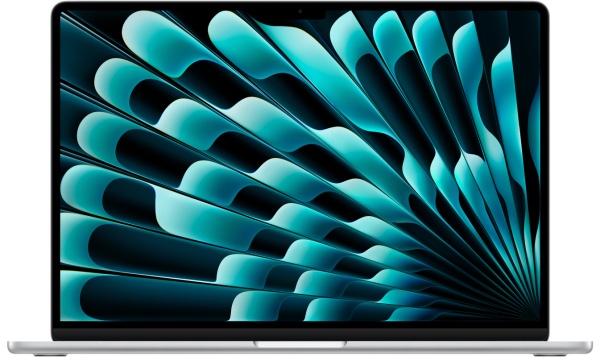 Ноутбук Apple Macbook Air 13" (M4, 10C CPU/8C GPU, 2025), 16 ГБ, 256 ГБ SSD, MW0W3 , серебристый