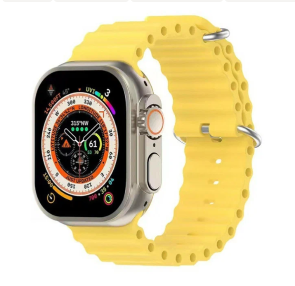 Ремешок волнистый для Apple watch 38/40/41 mm желтый 