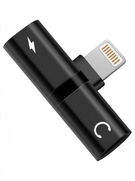 Переходник Lightning - Dual Lightning (Black)